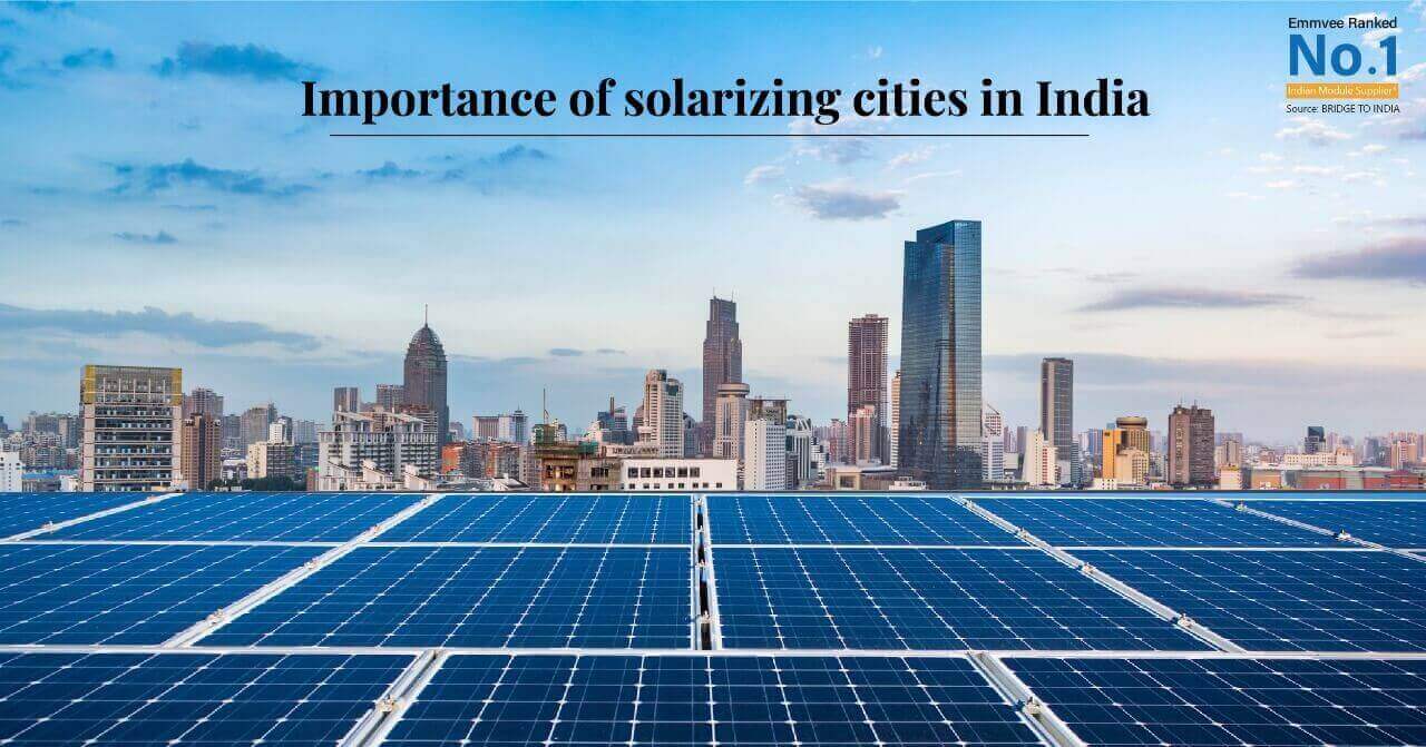 Importance of solarizing cities in India